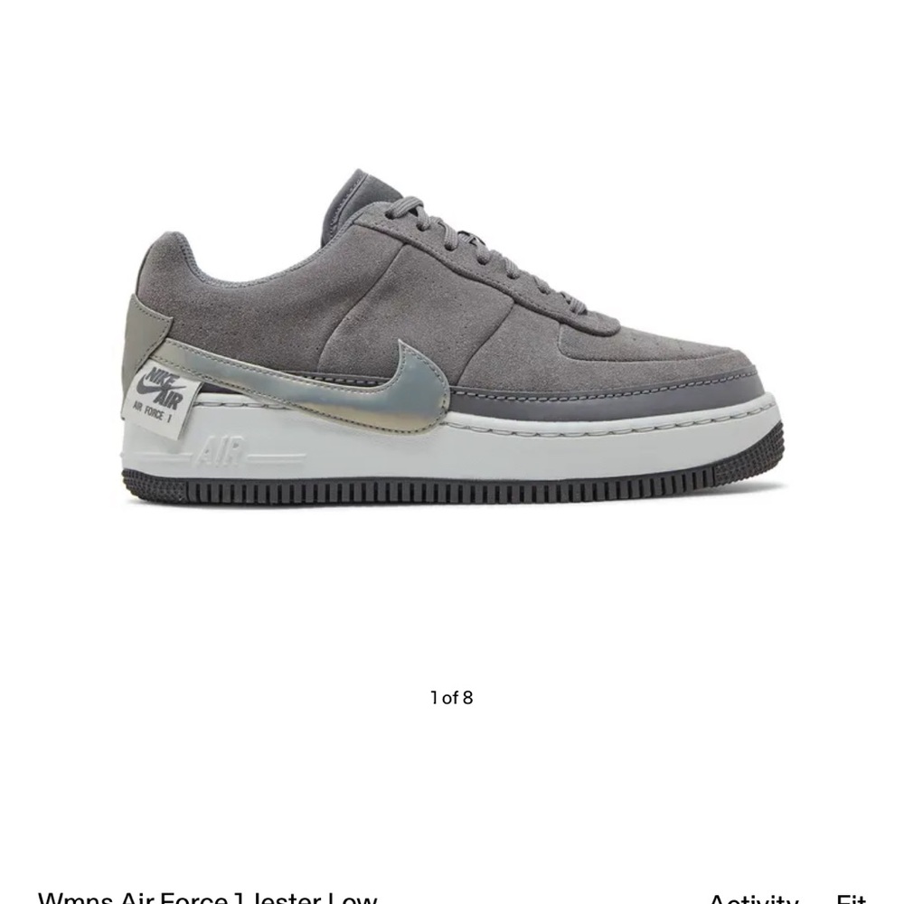 Nike AF1 - Grey & Silver